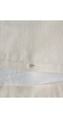 1980s Cream Wool Gabardine Triangular Sleeve Jacket