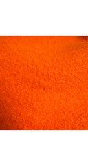 1990s Orange Wool Shawl Hood Swing Coat