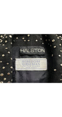 1982-83 F/W Studded Black Suede Collared Jacket