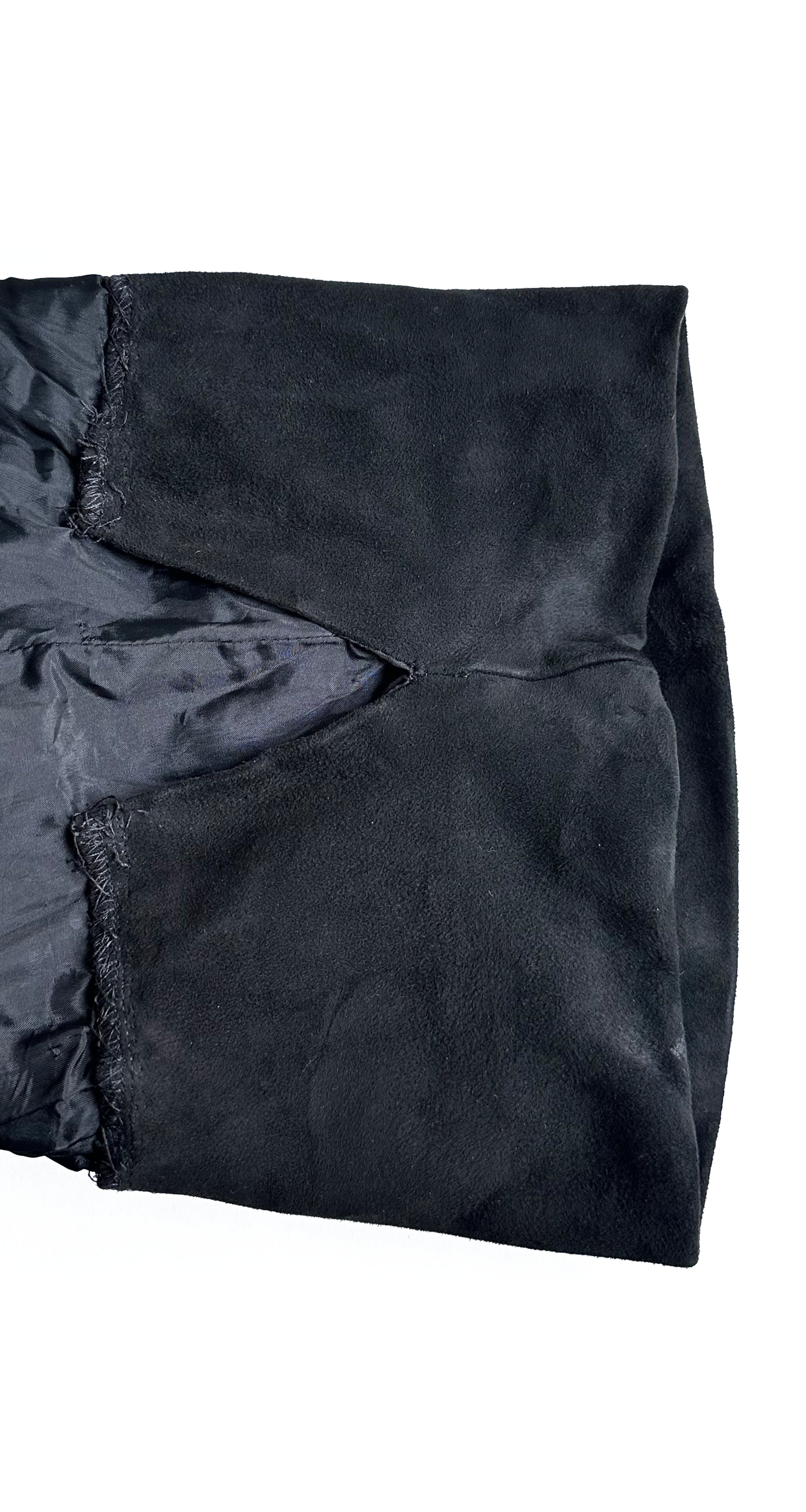 1982-83 F/W Studded Black Suede Collared Jacket