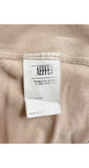 1994 S/S Beige Rayon Jersey Button-Up Top