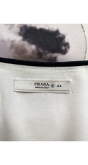 2008 S/S "Fairy Collection" Floral Print Silk Twill Skirt