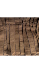 1980s Carwash Brown Cotton Mini Skirt Suit