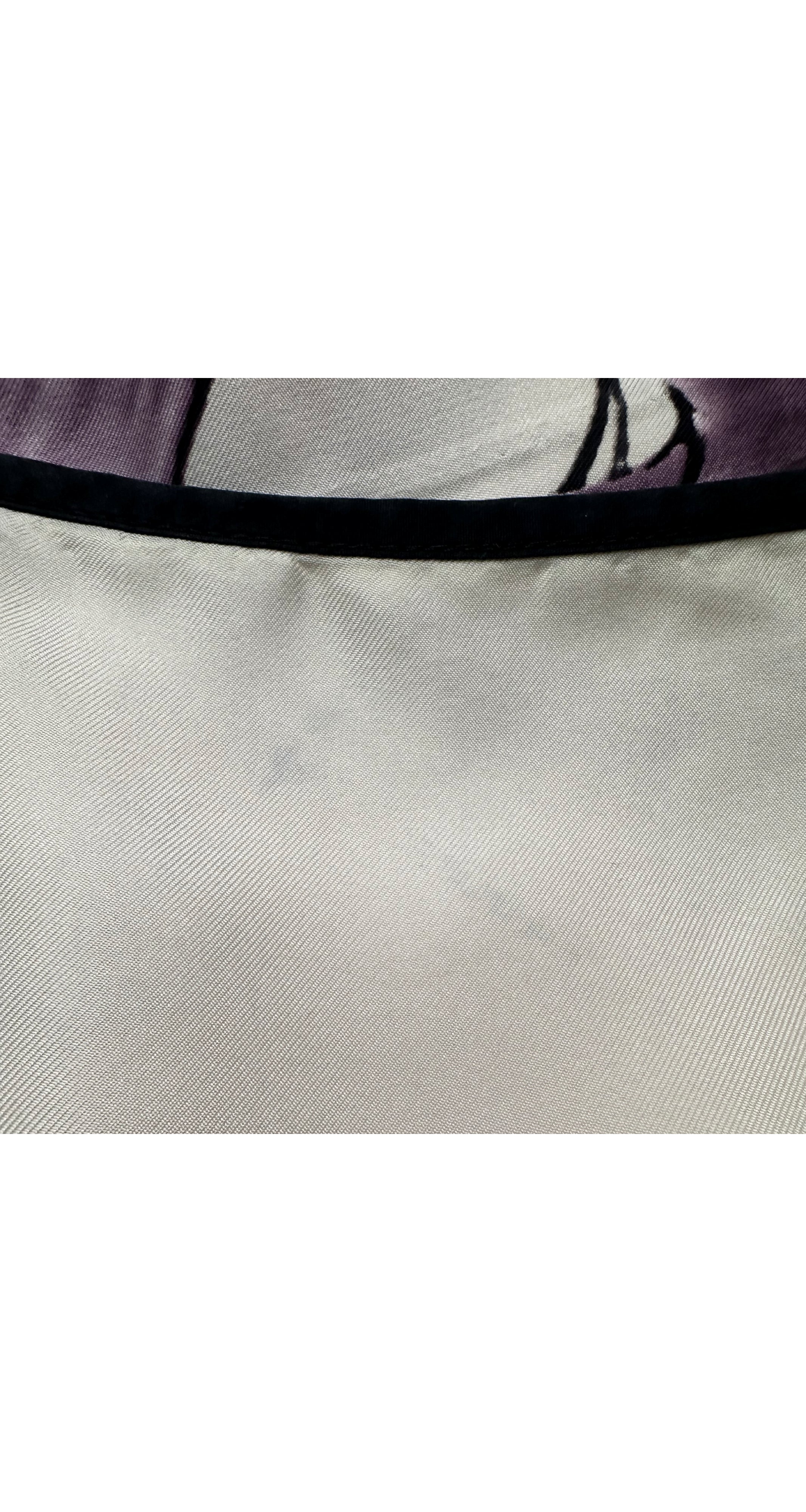 2008 S/S "Fairy Collection" Floral Print Silk Twill Skirt