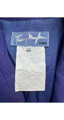 1990 F/W Purple Wool Chain Belt Jacket