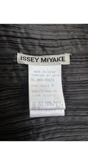 1999 F/W Black Velvet Pleated Sculptural Jacket