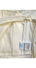 1988 S/S Ivory Shell Bust One-Piece Swimsuit