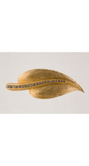 1980s Rhinestone Gold-Tone Figural Leaf Brooch