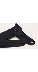 1990s Gold Soutache & Black Silk Passementerie Belt