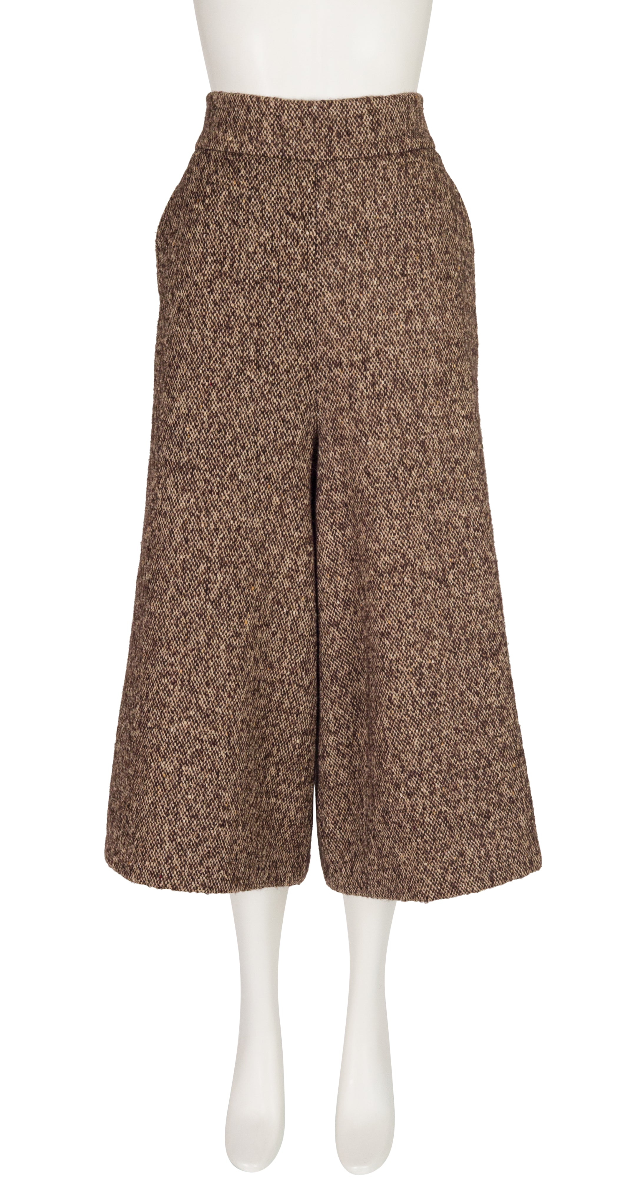 2002-03 F/W Brown Wool & Mohair Tweed Culottes
