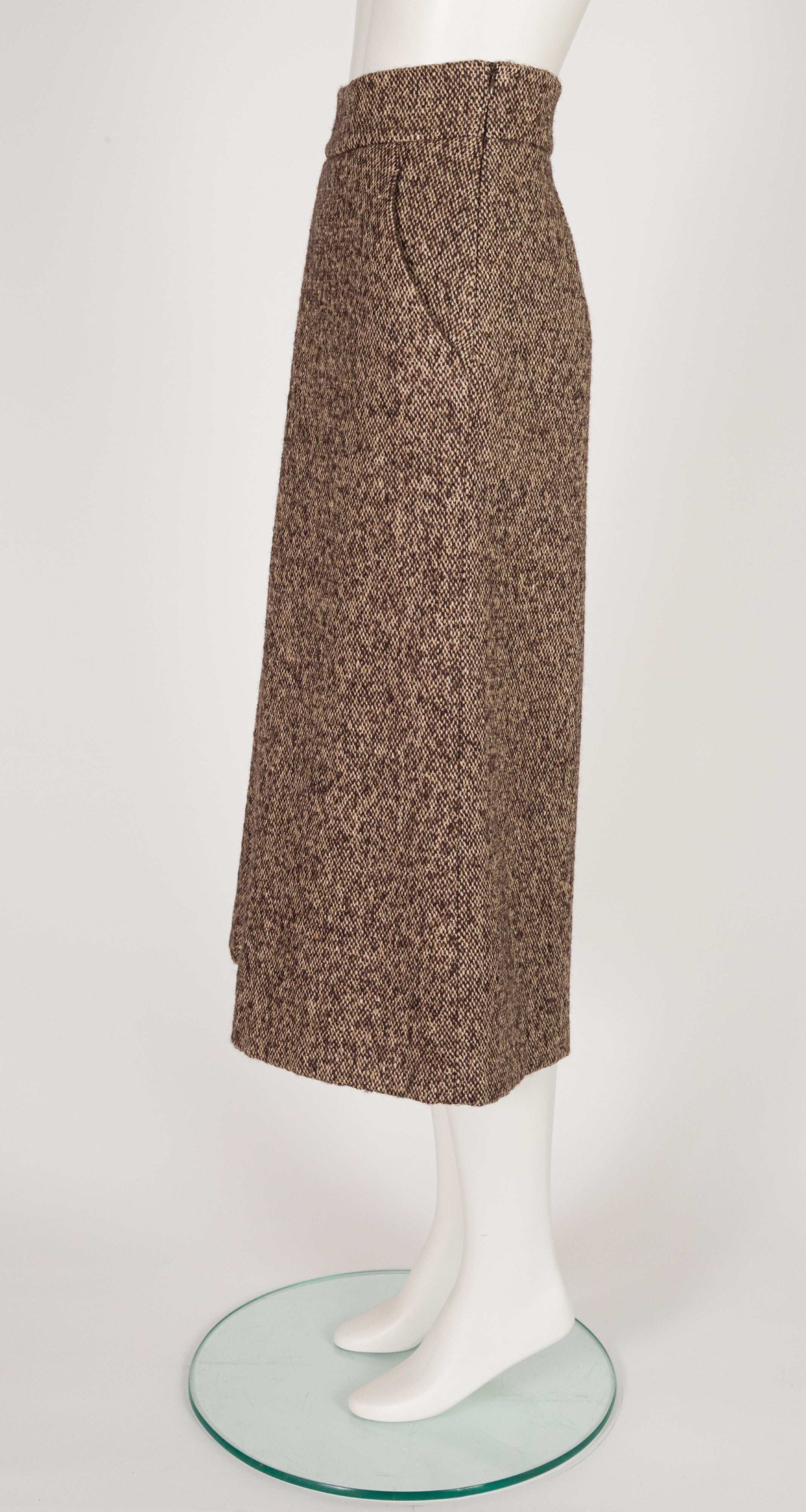 2002-03 F/W Brown Wool & Mohair Tweed Culottes