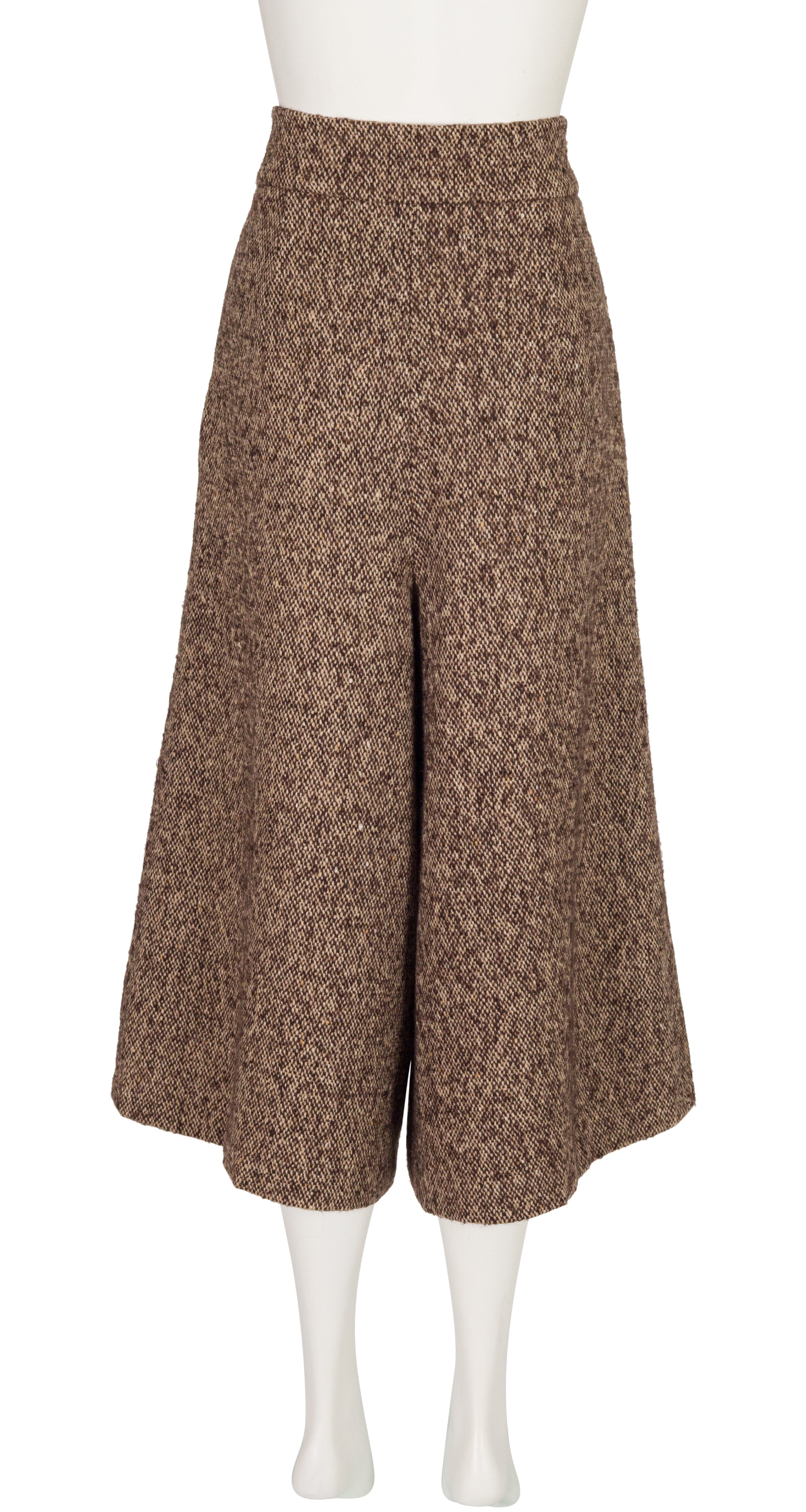 2002-03 F/W Brown Wool & Mohair Tweed Culottes