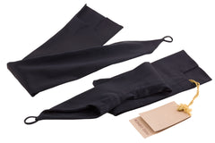 1996 S/S NWT Black Satin Hook Finger Long Opera Gloves