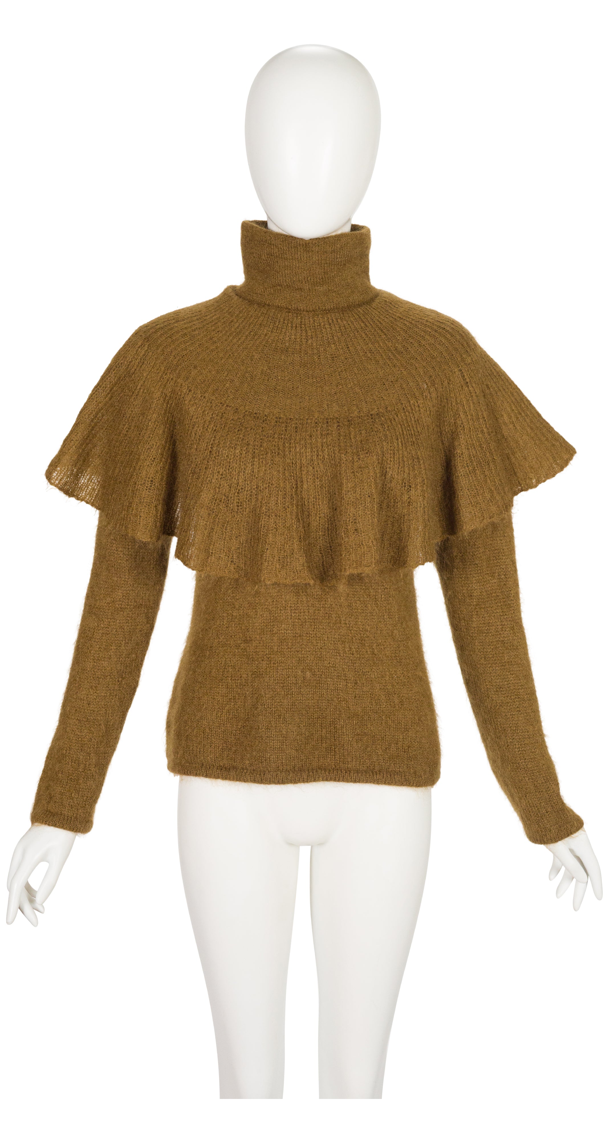 1981-82 F/W Mohair Oversized Collar Turtleneck Sweater