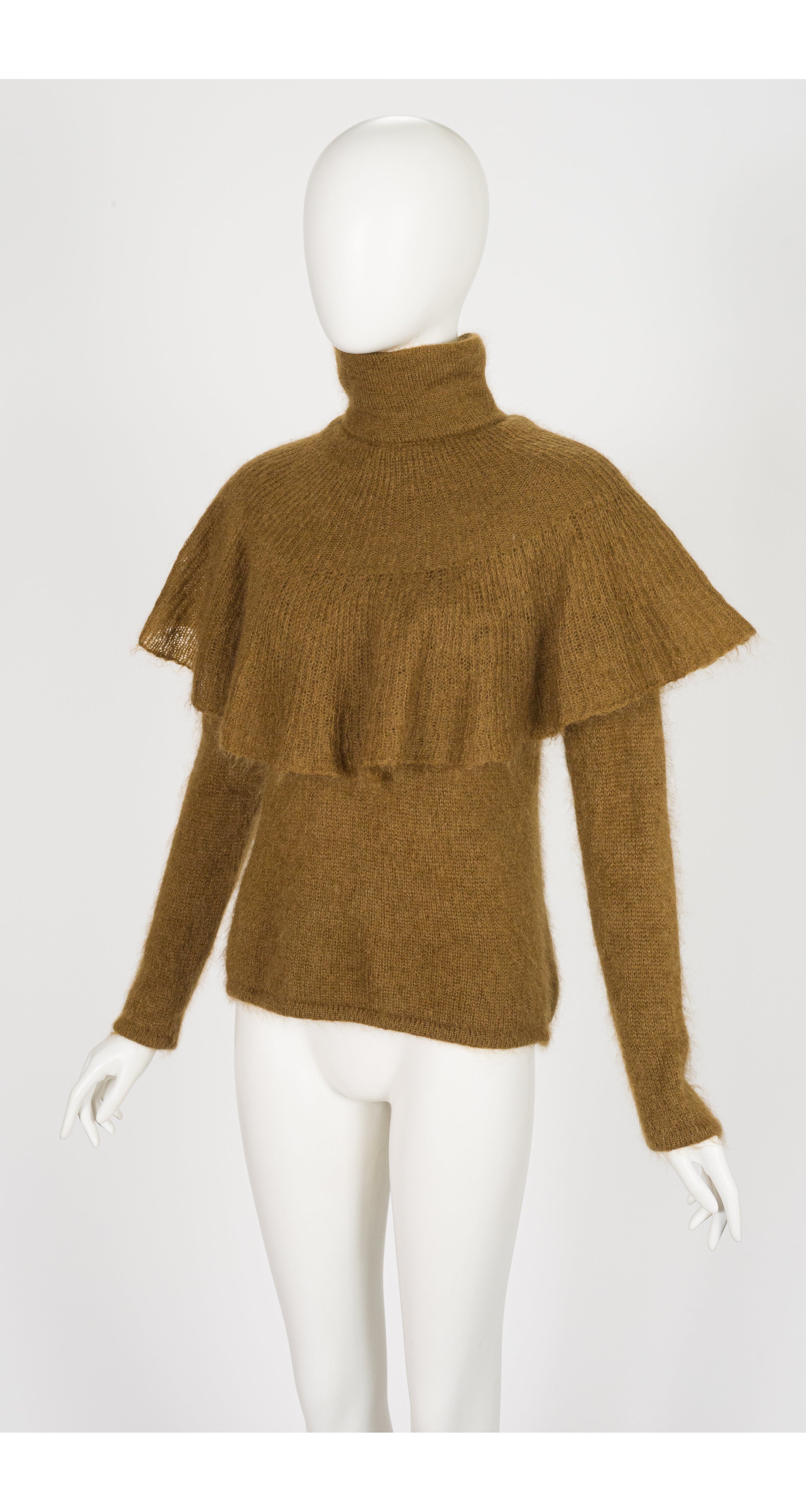 1981-82 F/W Mohair Oversized Collar Turtleneck Sweater