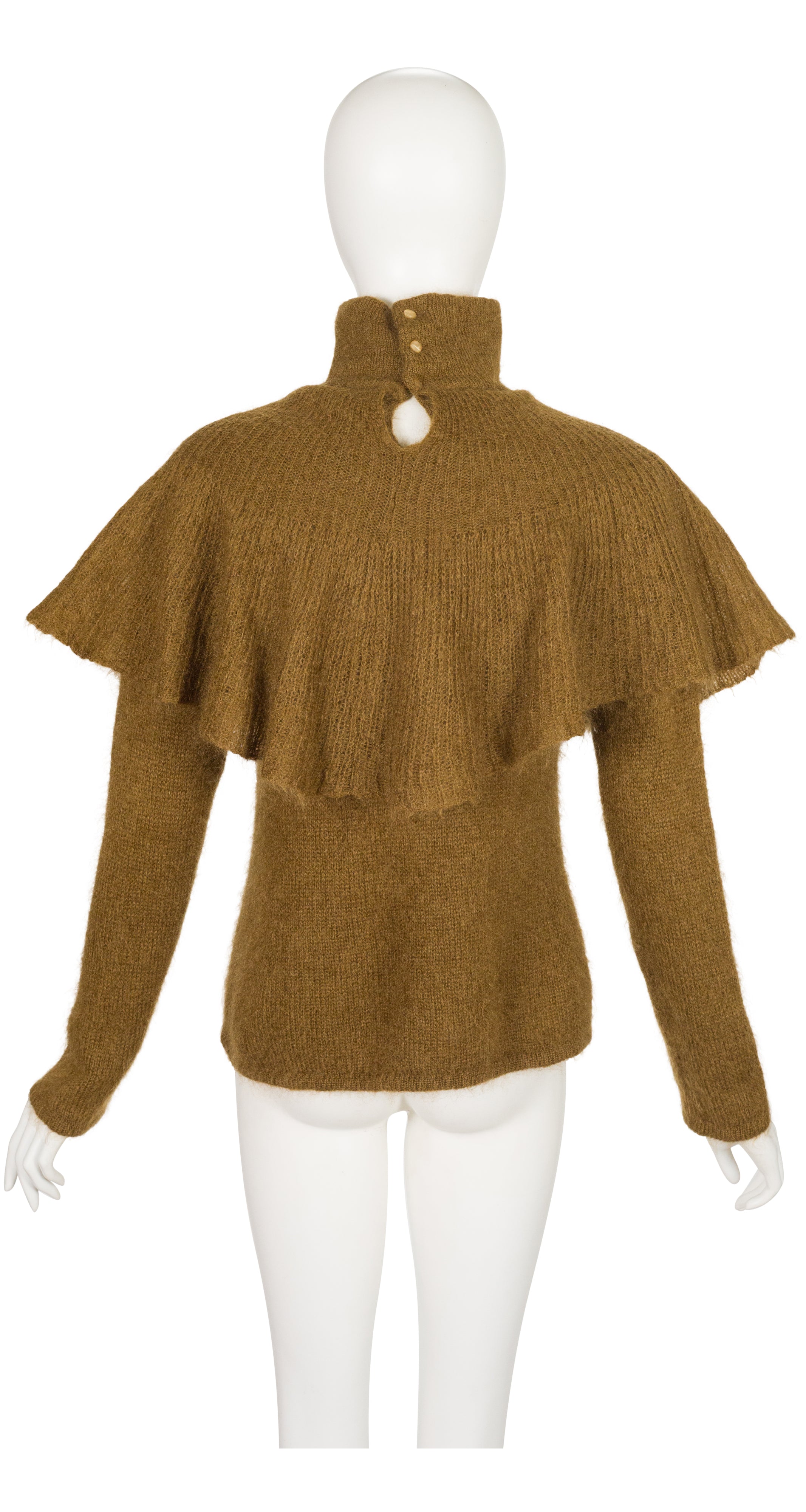 1981-82 F/W Mohair Oversized Collar Turtleneck Sweater