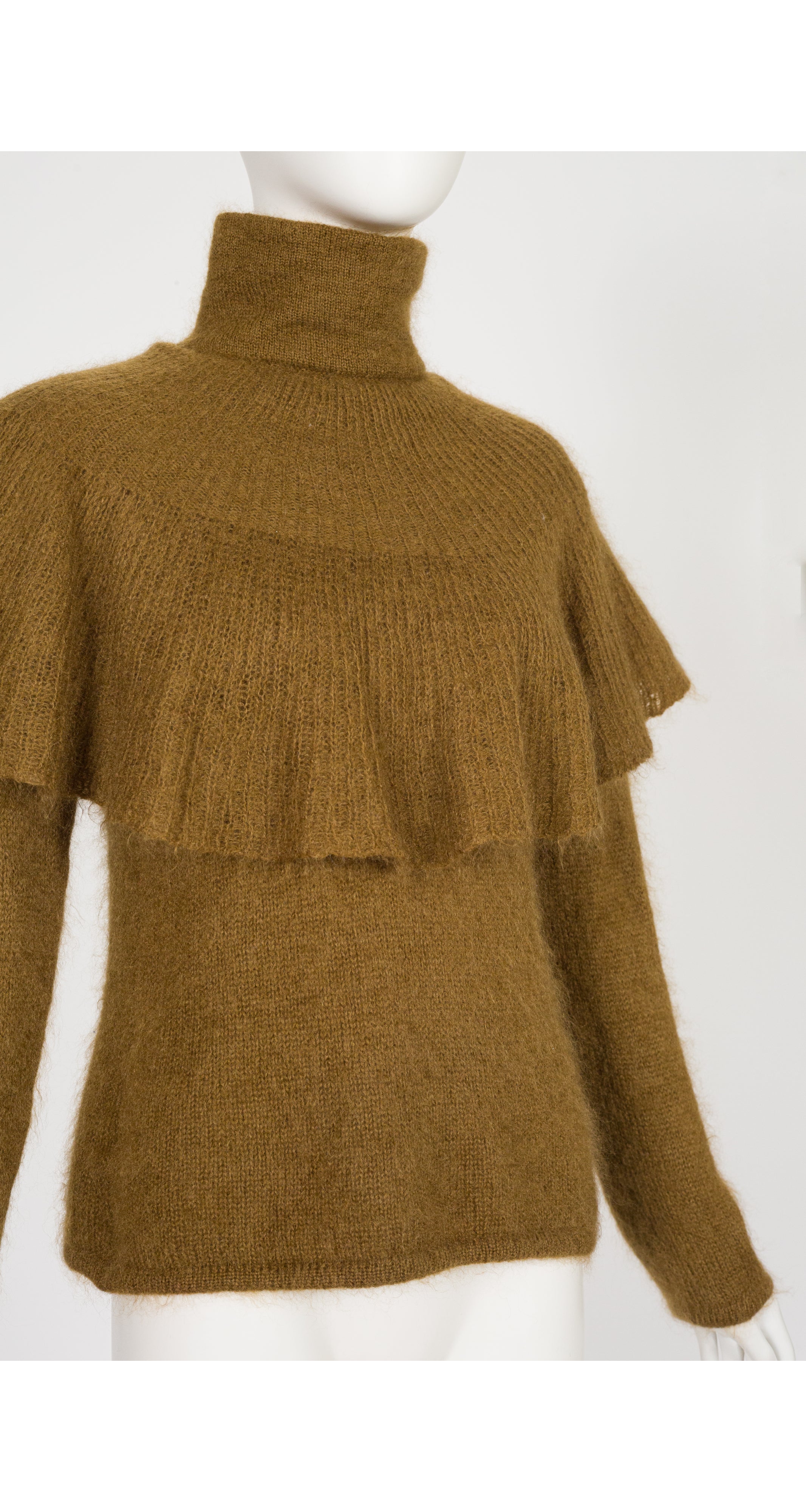 1981-82 F/W Mohair Oversized Collar Turtleneck Sweater