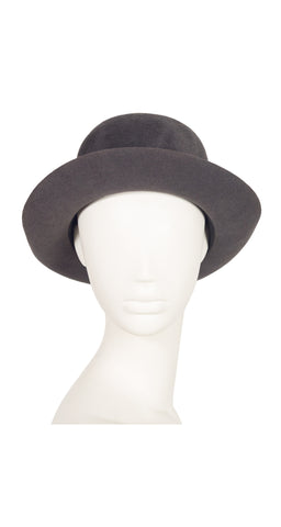 1991-92 F/W Gray Wool Felt Derby Bowler Hat