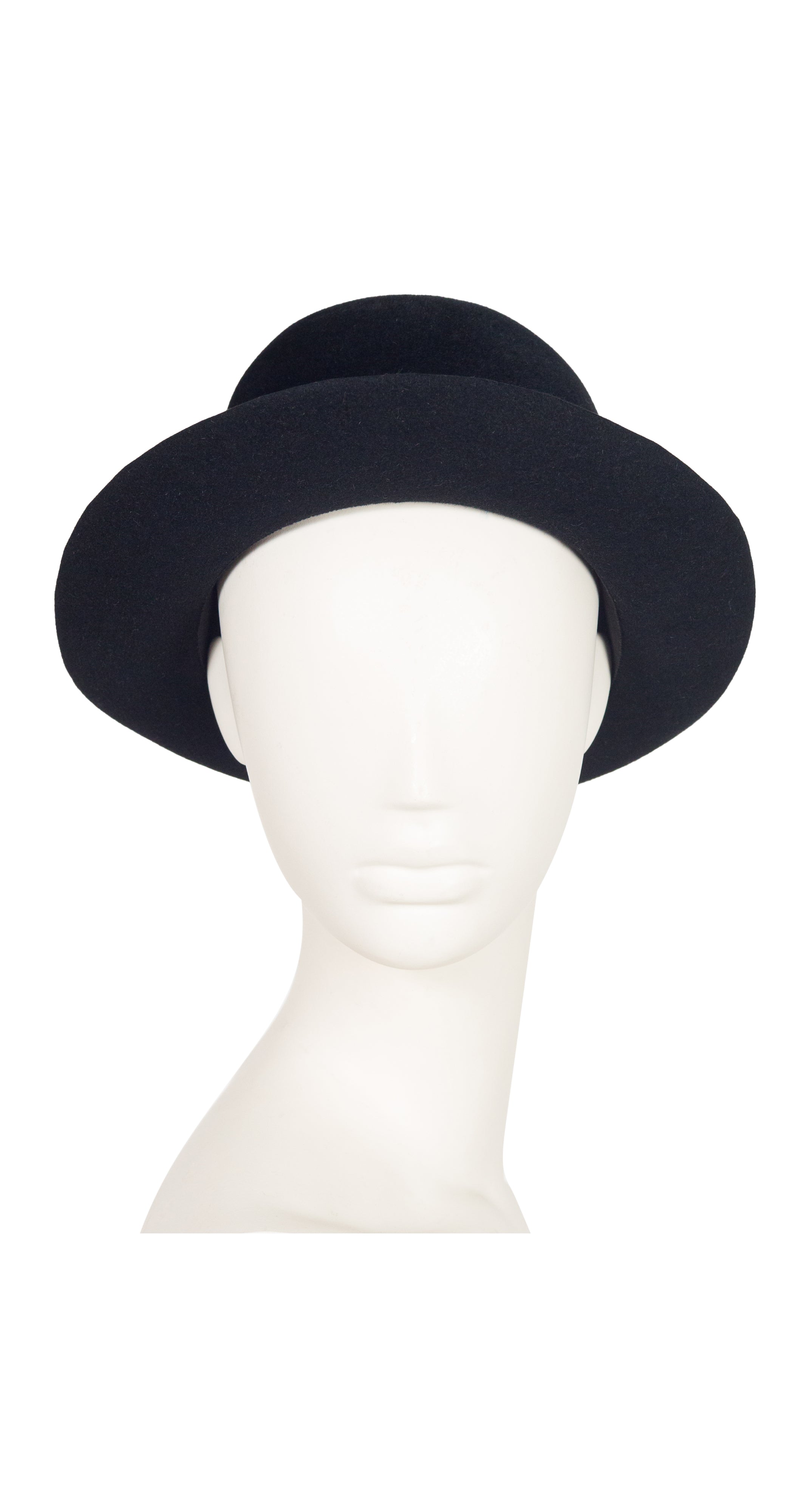 1991-92 F/W Black Wool Felt Derby Bowler Hat