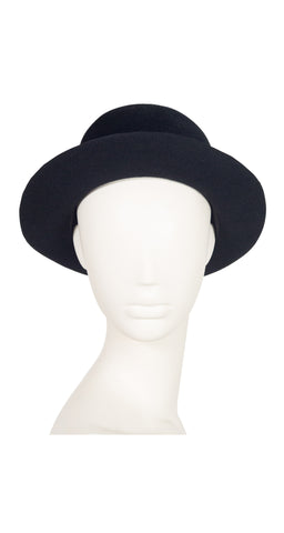 1991-92 F/W Black Wool Felt Derby Bowler Hat