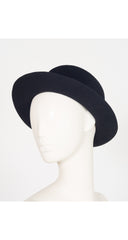 1991-92 F/W Black Wool Felt Derby Bowler Hat