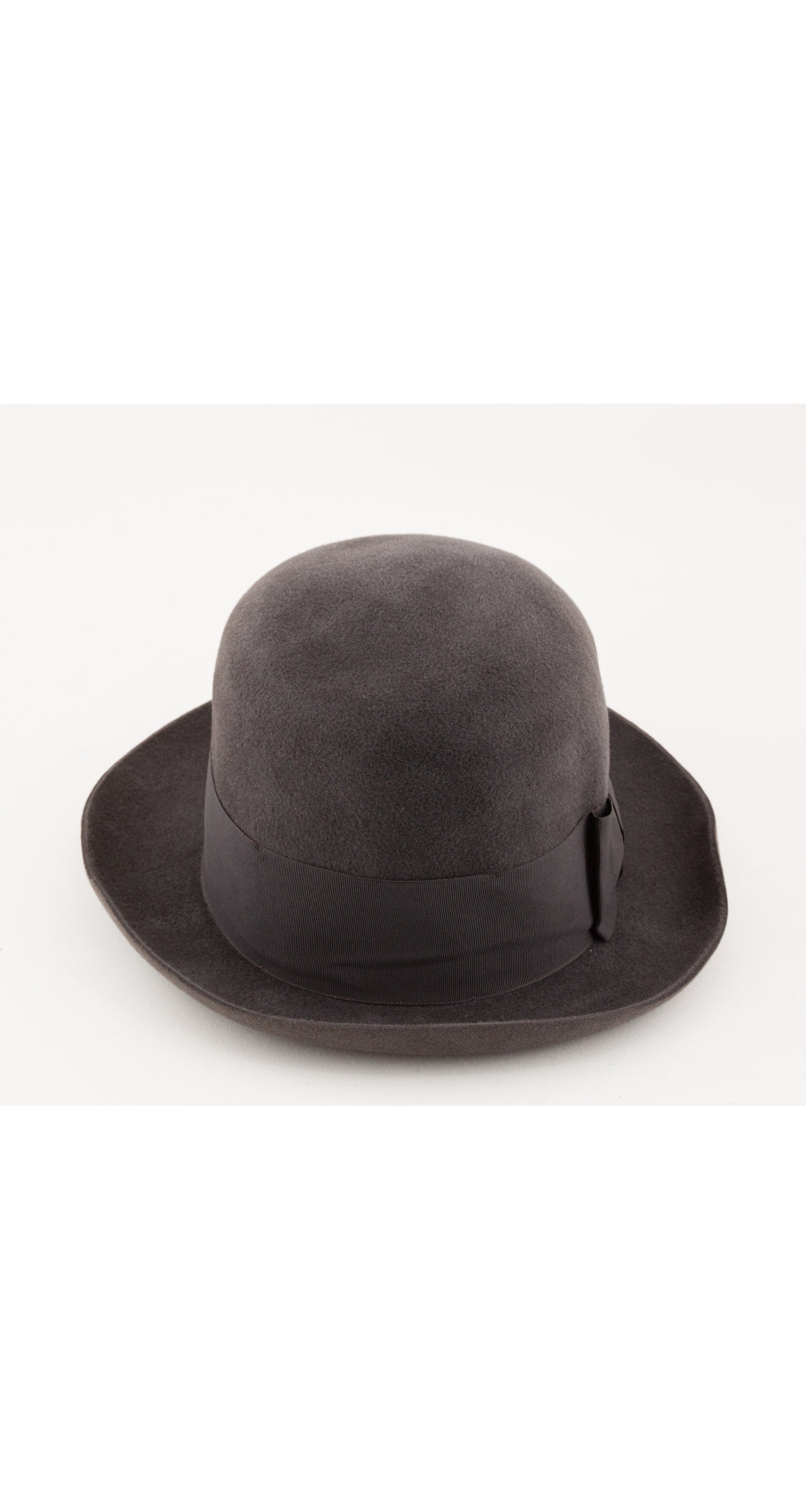 1991-92 F/W Gray Wool Felt Derby Bowler Hat