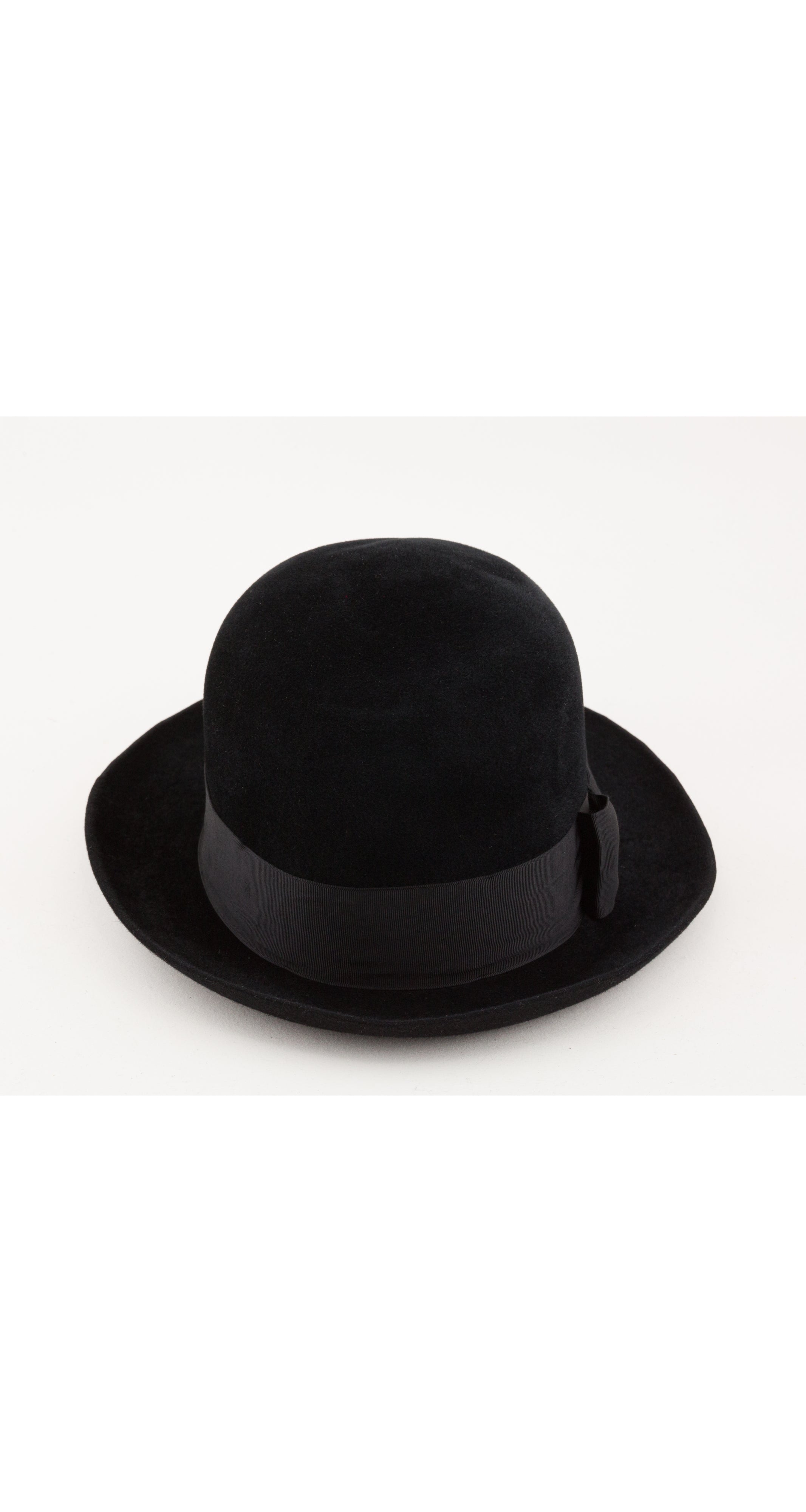 1991-92 F/W Black Wool Felt Derby Bowler Hat