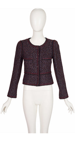 2002-03 F/W Ad Campaign Metallic Wool Tweed Jacket