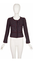 2002-03 F/W Ad Campaign Metallic Wool Tweed Jacket