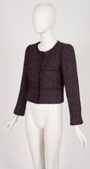 2002-03 F/W Ad Campaign Metallic Wool Tweed Jacket