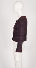 2002-03 F/W Ad Campaign Metallic Wool Tweed Jacket
