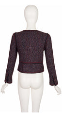 2002-03 F/W Ad Campaign Metallic Wool Tweed Jacket