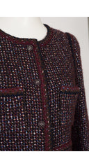 2002-03 F/W Ad Campaign Metallic Wool Tweed Jacket