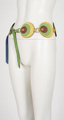 2005 S/S Mod Suede Circle Tie Belt