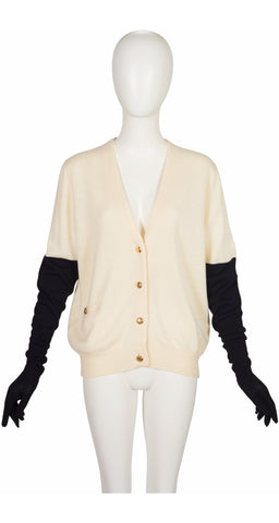 1986-87 F/W Trompe L'Oeil Glove Wool Cardigan