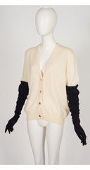 1986-87 F/W Trompe L'Oeil Glove Wool Cardigan