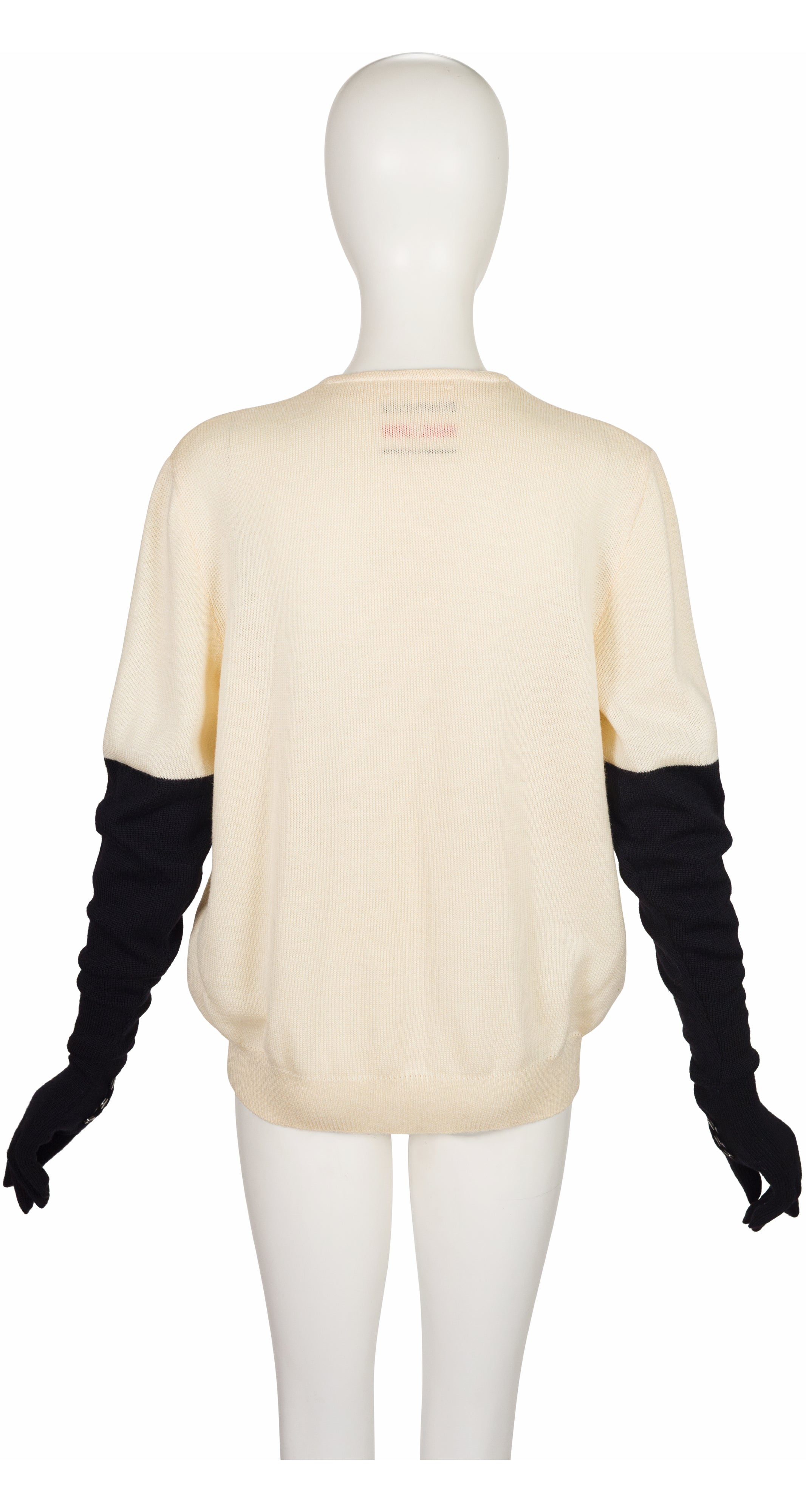 1986-87 F/W Trompe L'Oeil Glove Wool Cardigan