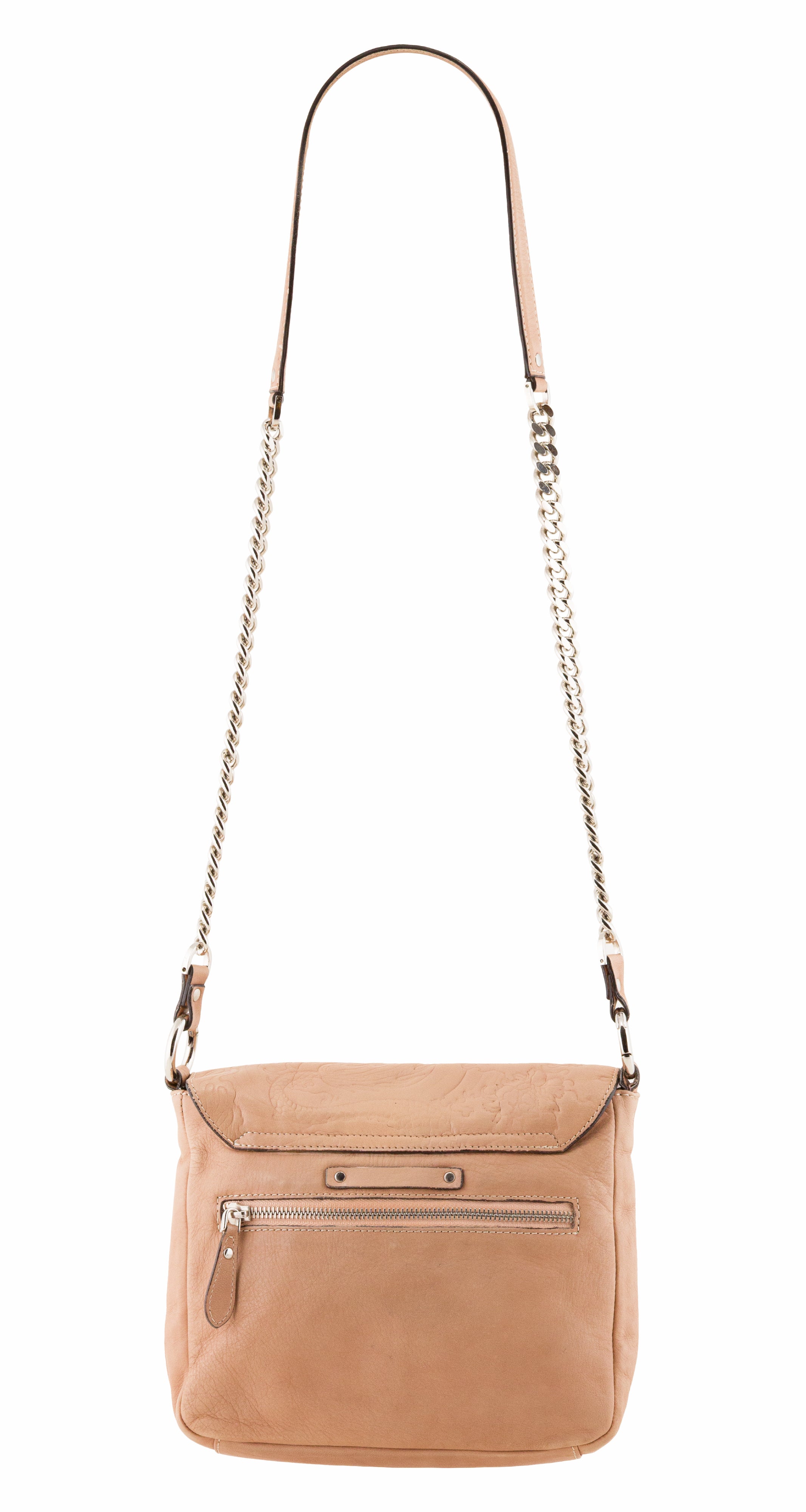 2012 S/S Koi Fish Embossed Leather Crossbody Bag