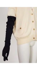 1986-87 F/W Trompe L'Oeil Glove Wool Cardigan