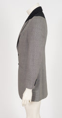 1998 S/S "Untitled" Men's Spliced Pinstripe & Houndstooth Wool Blazer