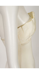 1988 S/S Ivory Shell Bust One-Piece Swimsuit