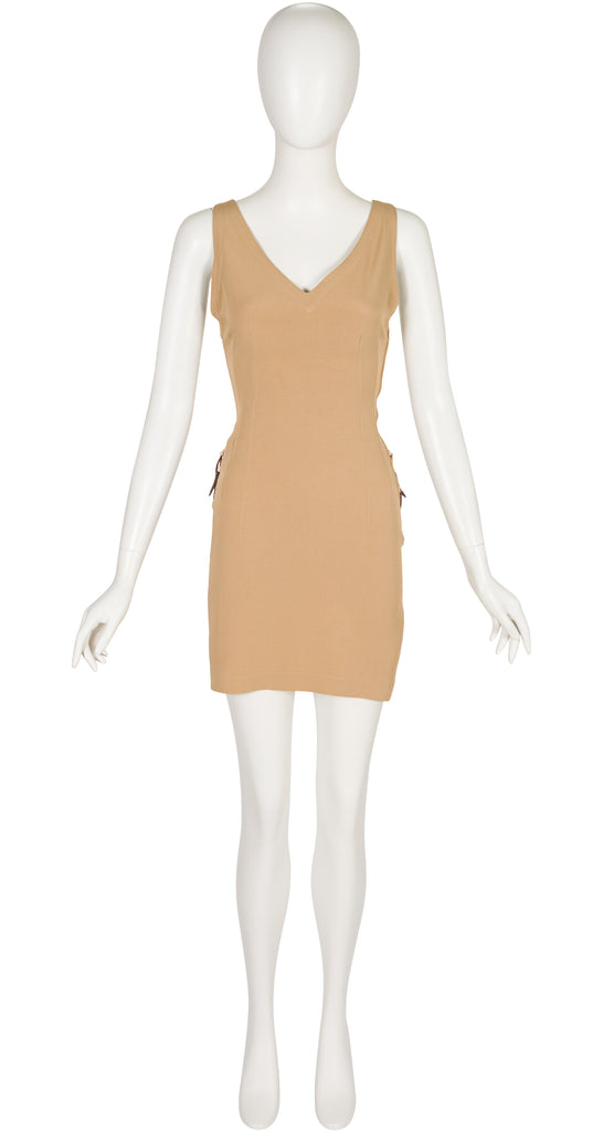 The Barnnet ミニワンピースCotton Backless Dress The Barnnet ミニワンピースCotton Backless Dress The Barnnet