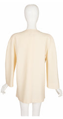 1989 S/S Nautical Star Button Cream Wool Jacket