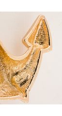 1971 Nautical Anchor Gold-Plated Pendant