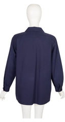 1996 S/S Navy Cotton Gabardine Chore Jacket