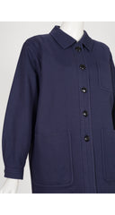 1996 S/S Navy Cotton Gabardine Chore Jacket