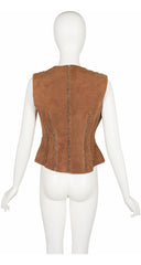 1994-95 F/W Brown Shearling Fitted Vest