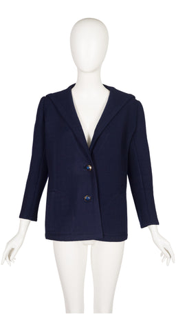 1972 S/S Navy Wool Sailor Collar Jacket