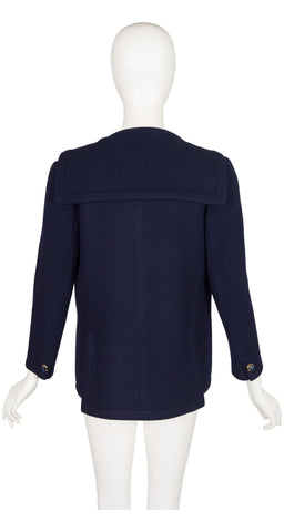 1972 S/S Navy Wool Sailor Collar Jacket