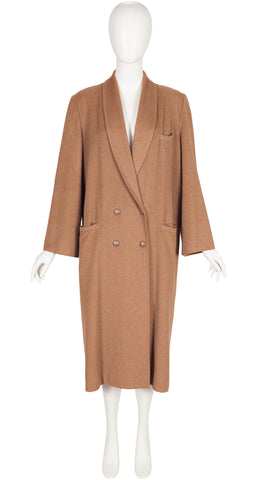 1984-85 F/W Alpaca & Wool Shawl Collar Coat